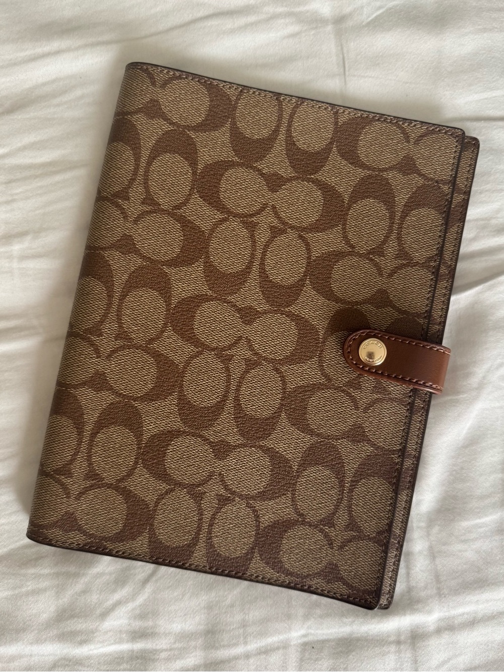 Coach notebook cover